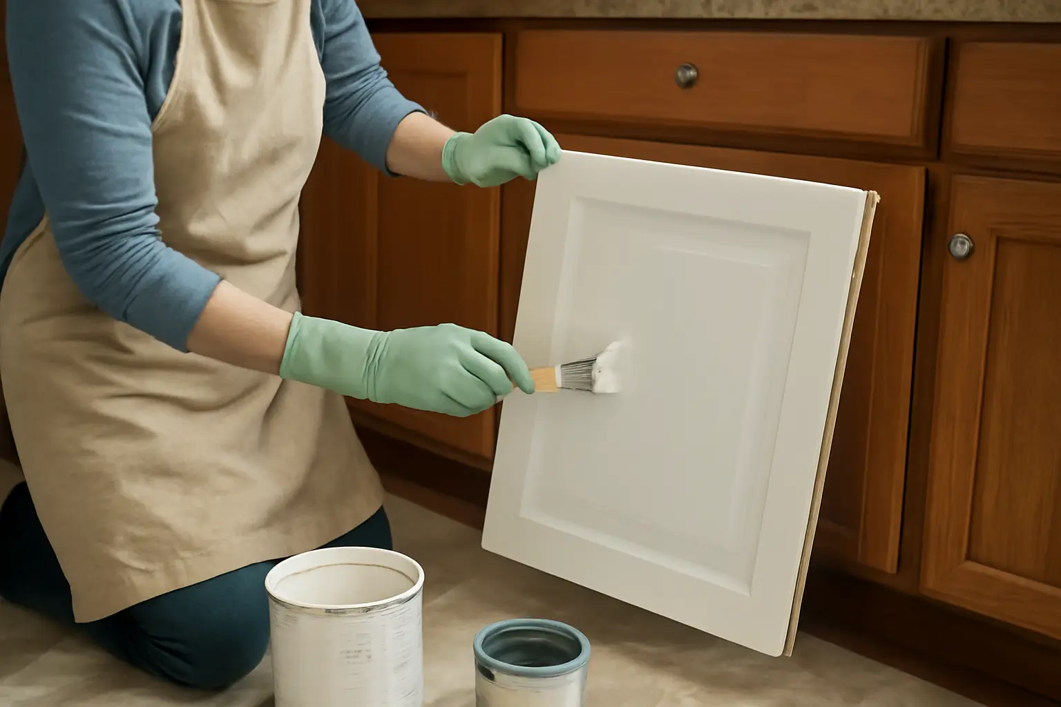 How to Paint Your kitchen Cabinets