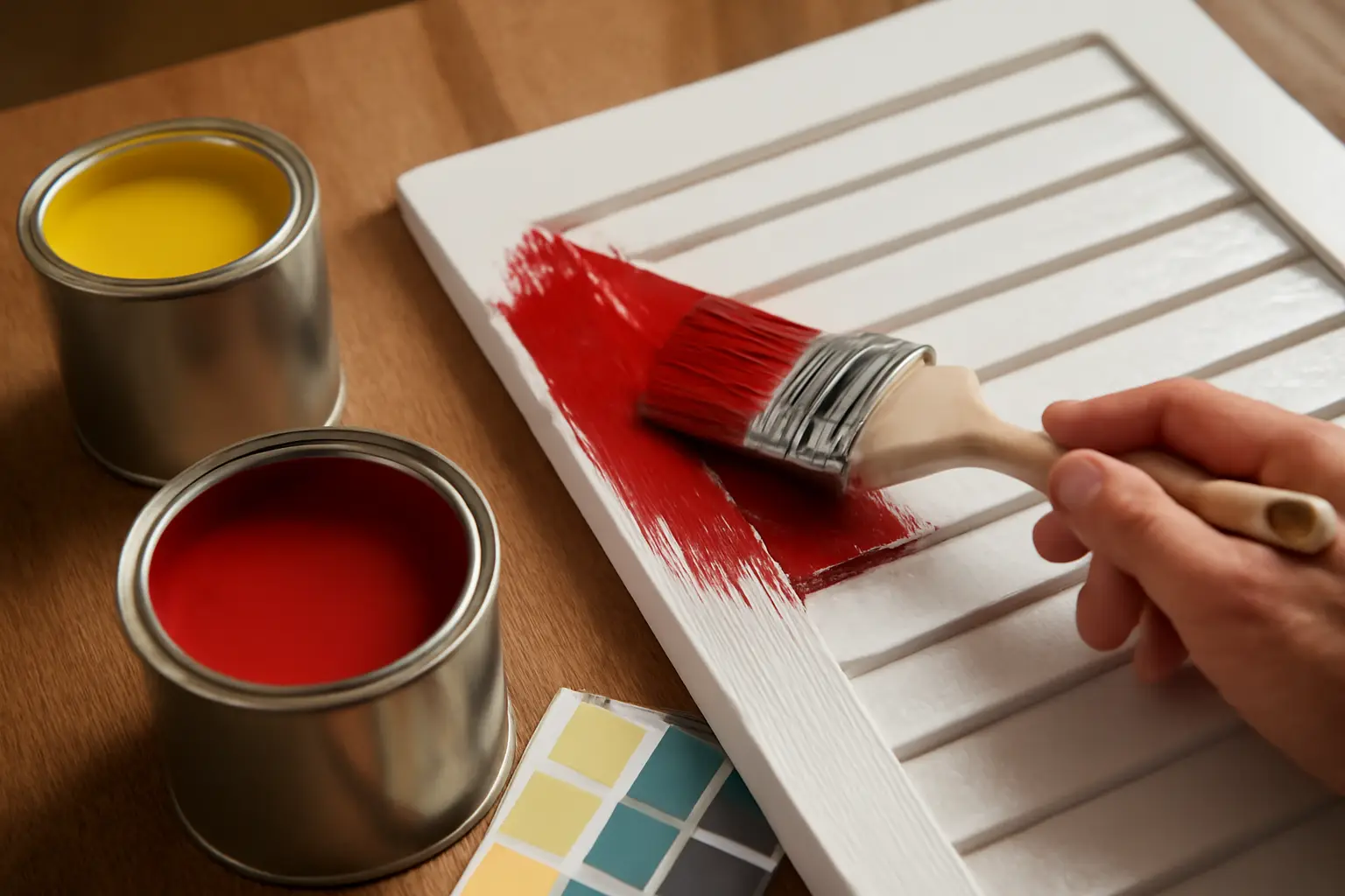 Choosing the Right Paint for Vinyl Shutters