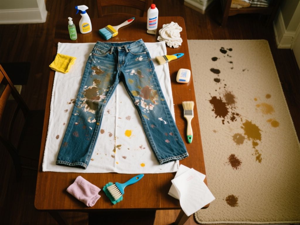 How to Remove Paint Stains from Skin, Clothes, and Carpet