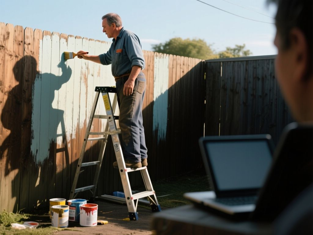 How to Paint a Fence for a Weatherproof, Long-Lasting Finish