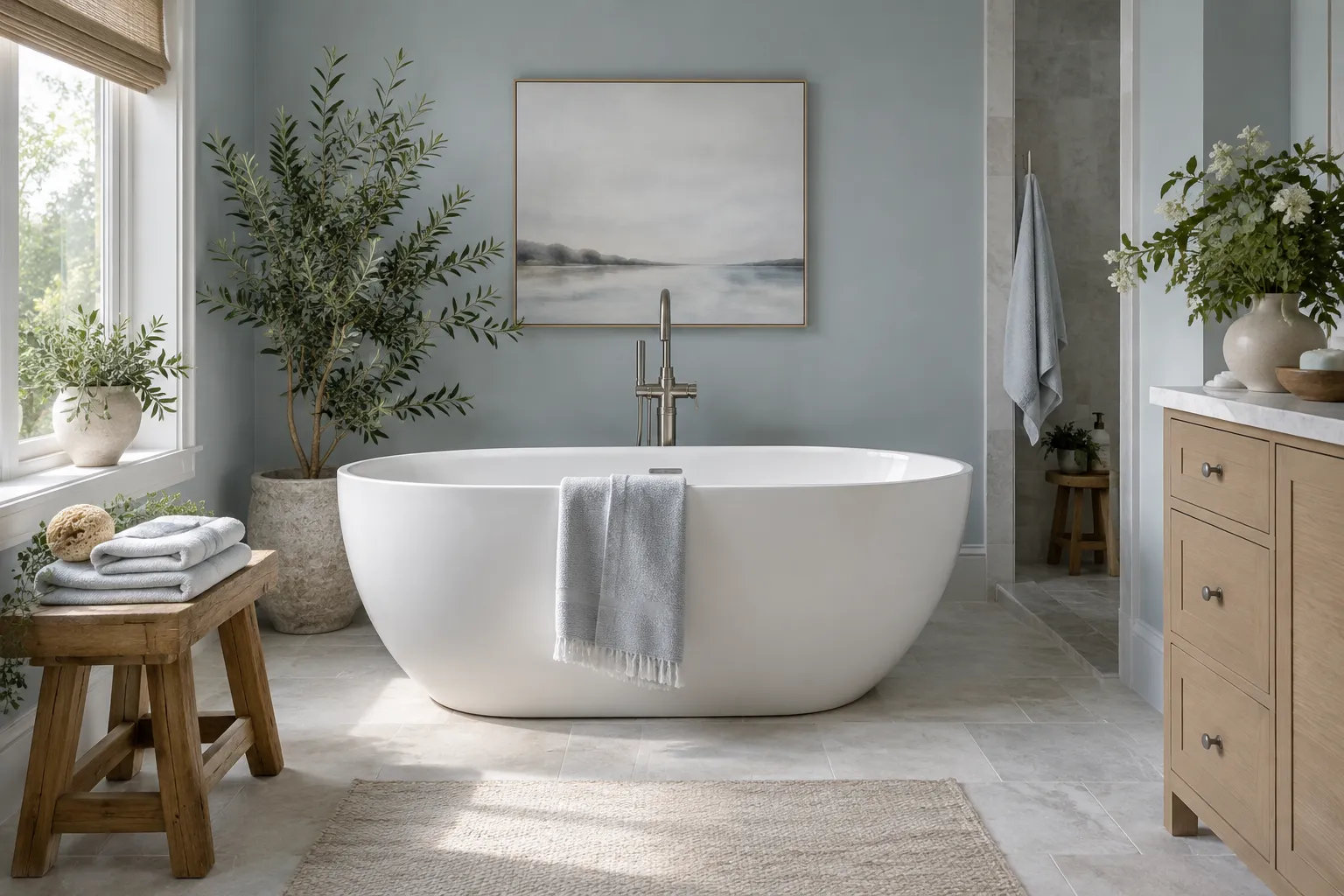 Bathroom Paint Colors That Feel Clean, Calm, and Spa-Like